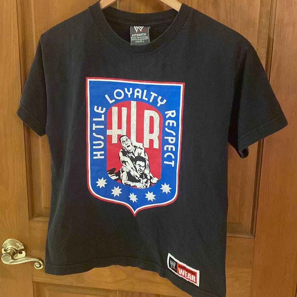 Vintage Hustle Loyalty Respect John Cena T-shirt Youth Large. WWE